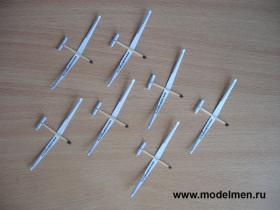 Планер из спички