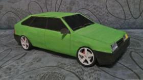 Lada 2109 из бумаги (15х40 см)