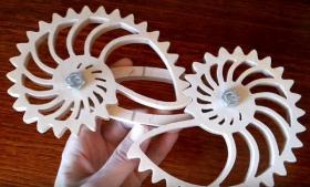 Шестерни из фанеры Наутилус