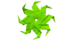 Как сделать звезду из бумаги, пошаговая инструкция