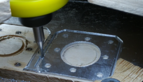 Грызу алюминий на самодельном ЧПУ