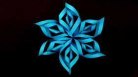 Как просто сделать снежинку из бумаги на Новый год