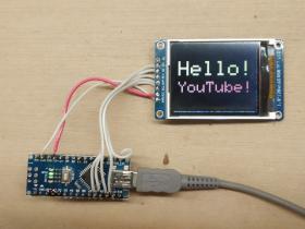 Подключение TFT-дисплея ST7735 1.8 к Arduino