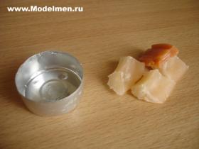 Пасхальная свечка из яйца