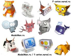 12 игрушек из бумаги для детей