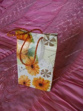 Пакет для подарков из упаковочной бумаги. Мастер-класс