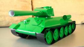 Модель Т-34-85 своими руками из бумаги