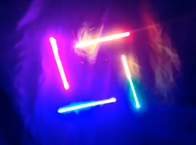 Самодельный лазерный RGB проектор