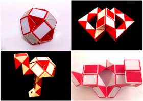 Интересные поделки из змейки Рубика