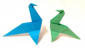 Как сделать динозавра из бумаги