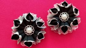 Как сделать школьные бантики для волос