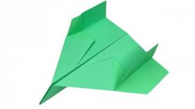 Как сделать самолетик из бумаги очень просто