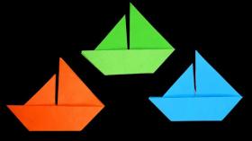 Как сделать кораблик из бумаги 🚢 Легкий способ как сделать корабль