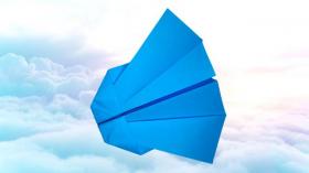 Как сделать самолётик из бумаги для детей очень просто