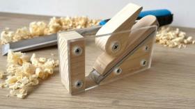 Мини рубанок из старой стамески