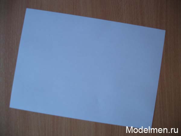 Как сделать квадрат из бумаги а4