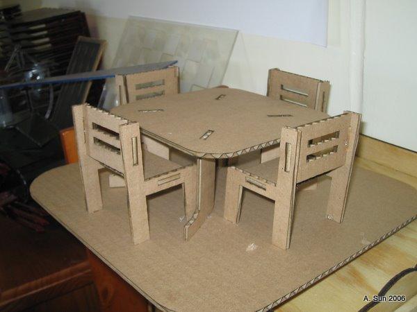 Игрушечная мебель из картона. Идеи