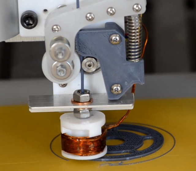 Индукционный нагреватель для самодельного директ-экструдера